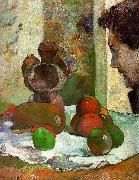 Paul Gauguin Still Life with Profile of Laval china oil painting artist